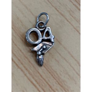 .925 2004 Graduation Sterling Silver Jewelry Charm